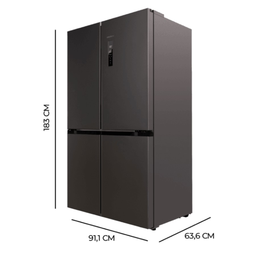additioanl image for  Cecotec American Fridge  Dark Inox 490 L 